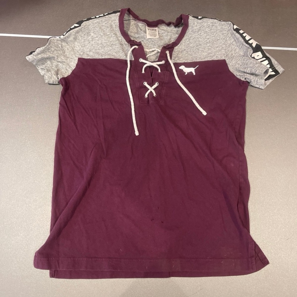 Victoria’s Secret pink T-shirt, extra small